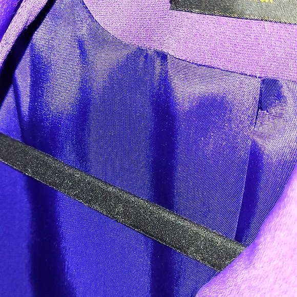 Pageant event outfit. Purple - 100% Polyester.  Size 2-4, - Picture 9 of 10